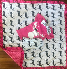 Deer Minky Blanket